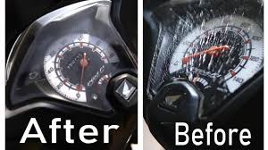 Cara Membersihkan Mika Plastik Yang Buram. Cara Mudah Membersihkan Mika Speedometer Buram dan Retak