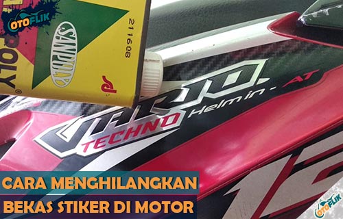 Cara Menghilangkan Bekas Stiker Di Motor Yang Membandel. 10 Cara Menghilangkan Bekas Stiker di Motor yang Membandel