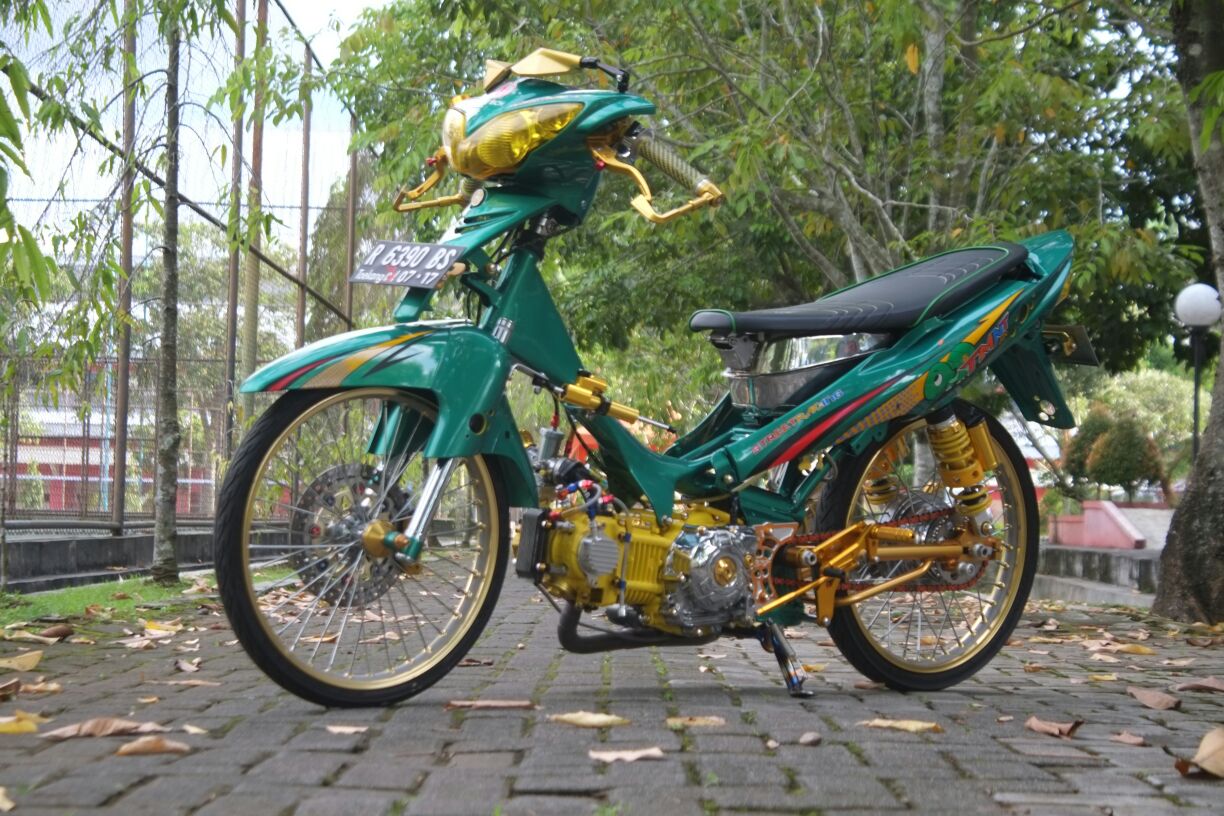Modifikasi Yamaha Jupiter Z Burhan. Modifikasi Yamaha Jupiter Z: Bulus Doyan Ngebut