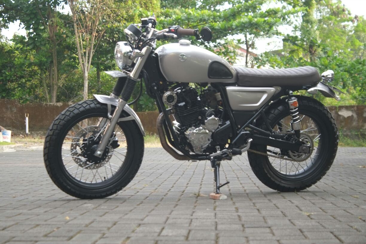 Modif Megapro 2007 Minimalis. Modifikasi Yamaha Scorpio: Tunggangan Ala Pak Lurah