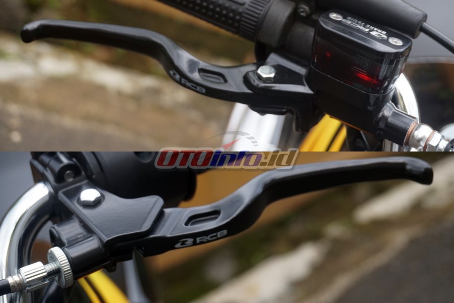 Scoopy Road Race Harian. Tren Modifikasi Harian Pakai Master Rem dan Handle Kiri RCB