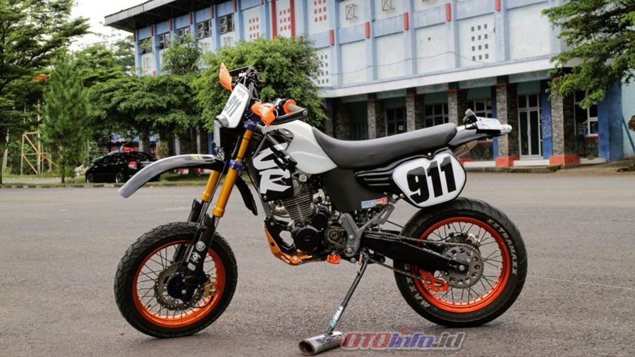 Modifikasi Viar Cross X 150. Modifikasi Viar Cross X 200: Supermoto Vintage Engine Swap