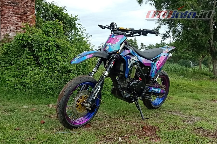 Modifikasi Vixion Supermoto. Modifikasi Yamaha Vixion (2014): Tampil Jadi Supermoto untuk