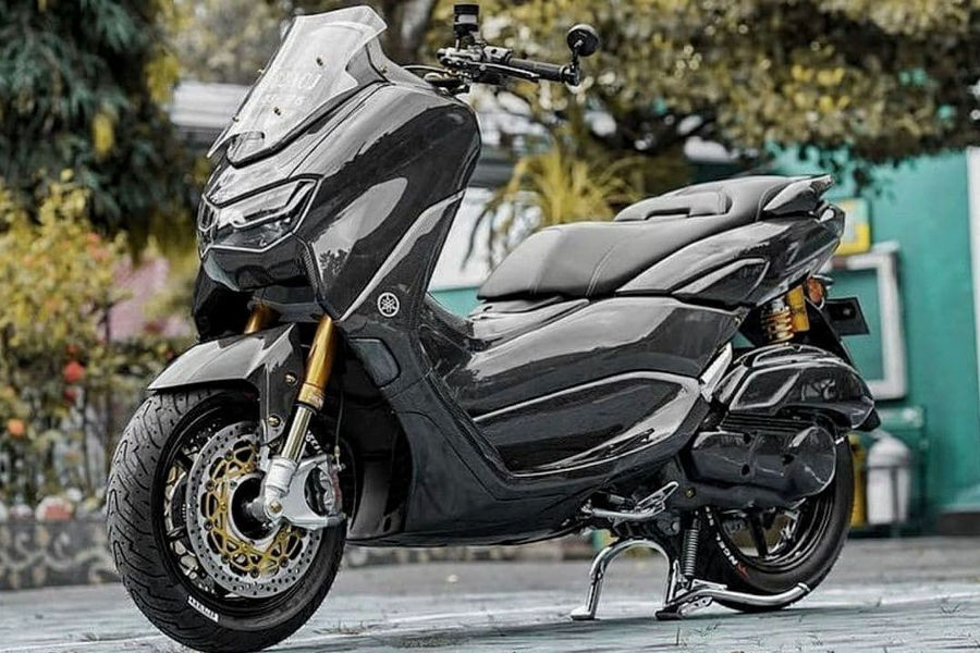 Motor Nmax Modif Keren. Makin Keren! Ide Modifikasi Yamaha NMAX Hitam