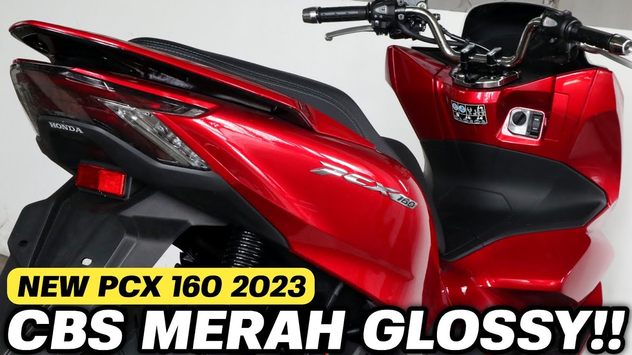 Pcx Merah Glossy. Review Honda PCX 160cc 2023 Warna Merah Glossy!