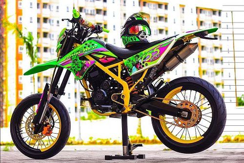 Kawasaki Klx 150 Modifikasi Trail Adventure. Modifikasi Kawasaki KLX Terbaik Dan Populer 2022
