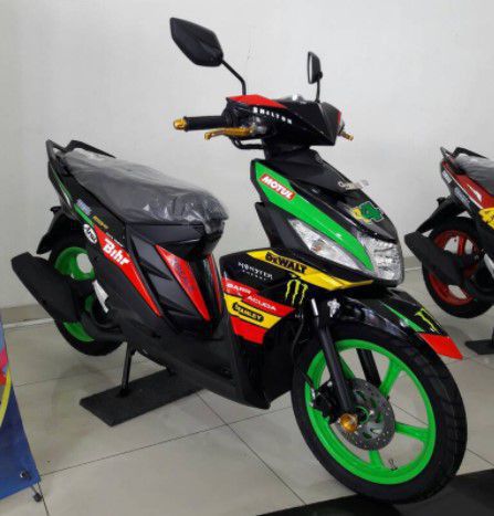 Yamaha Mio J Ban Besar. 26+ Trend Masa Kini Modifikasi Mio Smile Ban Besar