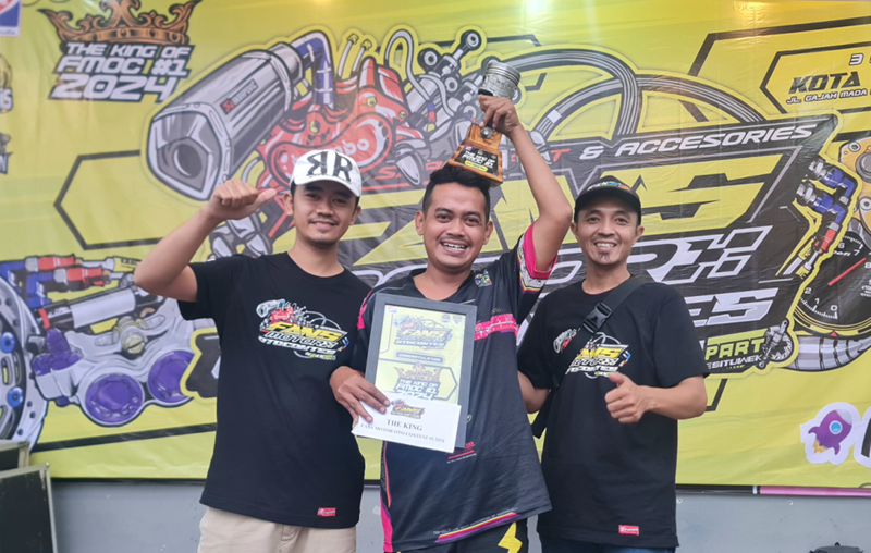 Motor Kontes Satria Fu. Jawara Terbaik Kontes Modif