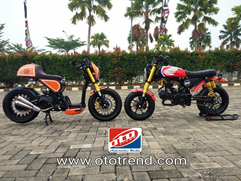 Matic Modif Cafe Racer. HONDA BEAT '08 & GRAND '95