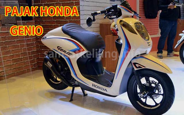 Pajak Motor Genio 2020. Daftar Pajak Honda Genio Terlengkap (2022)