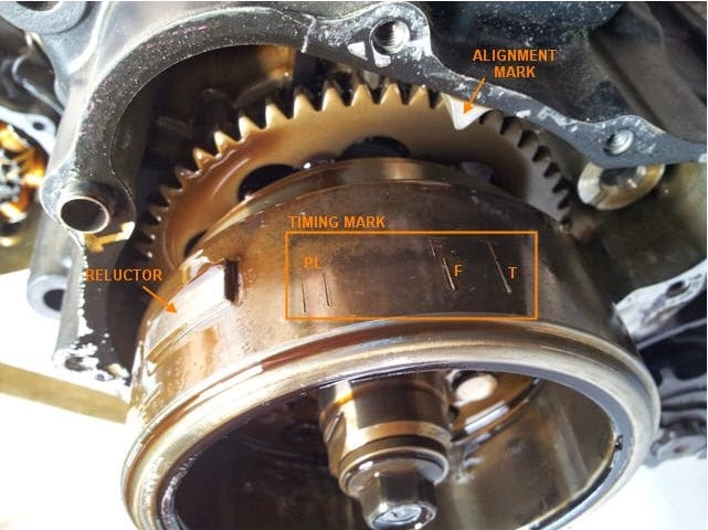 Daftar Derajat Pengapian Motor Standar. Panjang Tonjolan Magnet Pickup Pulser Motor