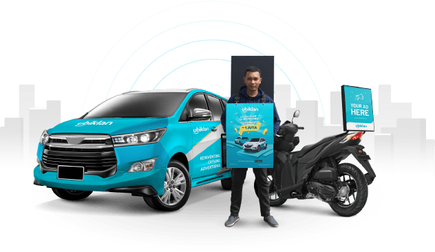 Iklan Di Motor. Pasang stiker iklan di motormu. Dapatkan uangnya.