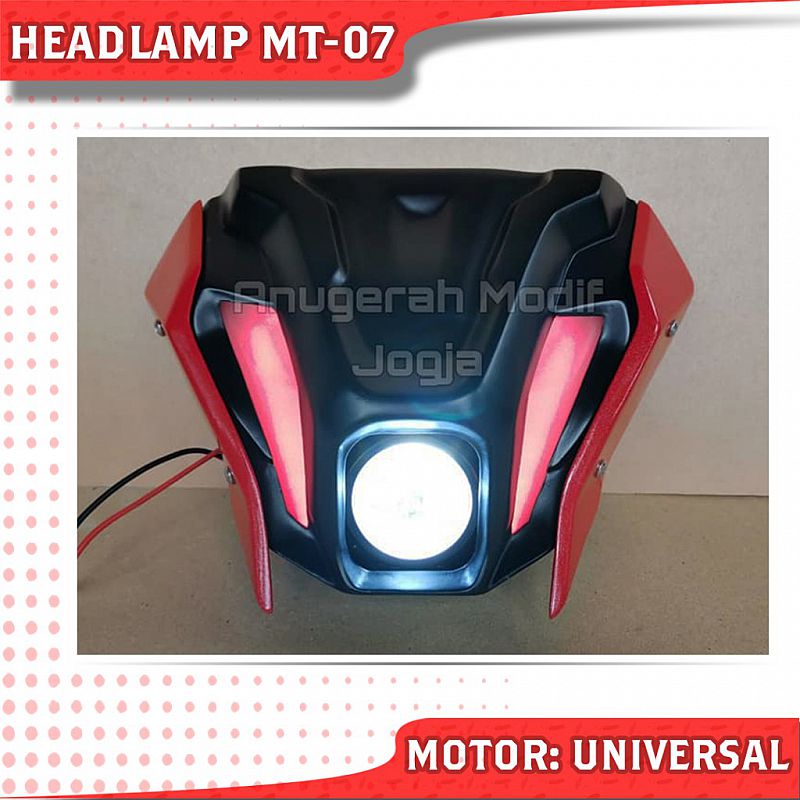 Modif Headlamp Verza. Headlamp Modif ala MT-07 PNP Vixion, Verza, CB150R