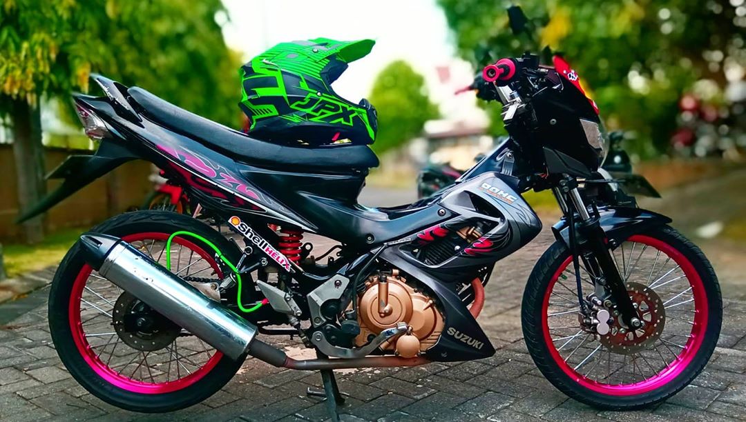 Knalpot Racing Satria Fu Suara Ngebass. 7 Rekomendasi Knalpot Satria FU untuk Modifikasi Racing