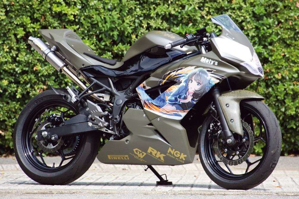 Modifikasi Ninja Rr Mono. Modifikasi Ninja 250 RR Mono oleh MH ASANO