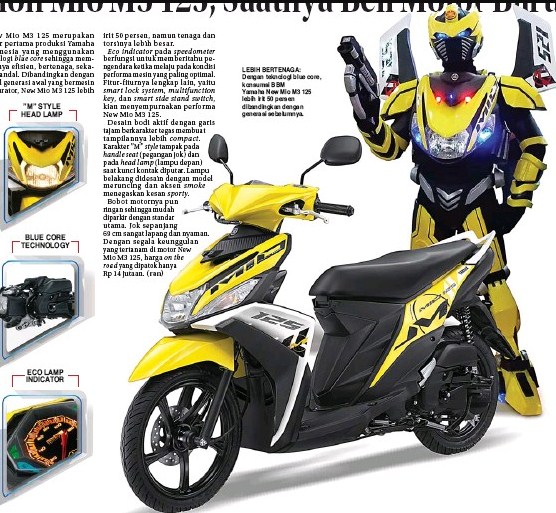 Mio M3 1 Liter Berapa Km. Sepeda Motor Mio M3 125 Konsumsi BBM Irit
