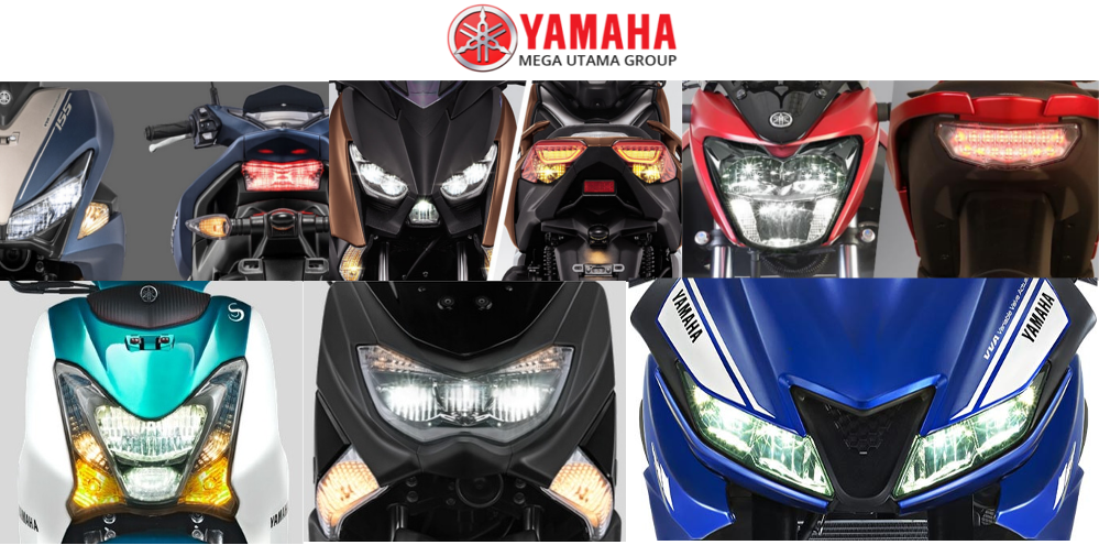 Lampu Led Motor Yamaha Mio M3. Lihatlah Betapa Terangnya Lampu LED Motor Yamaha