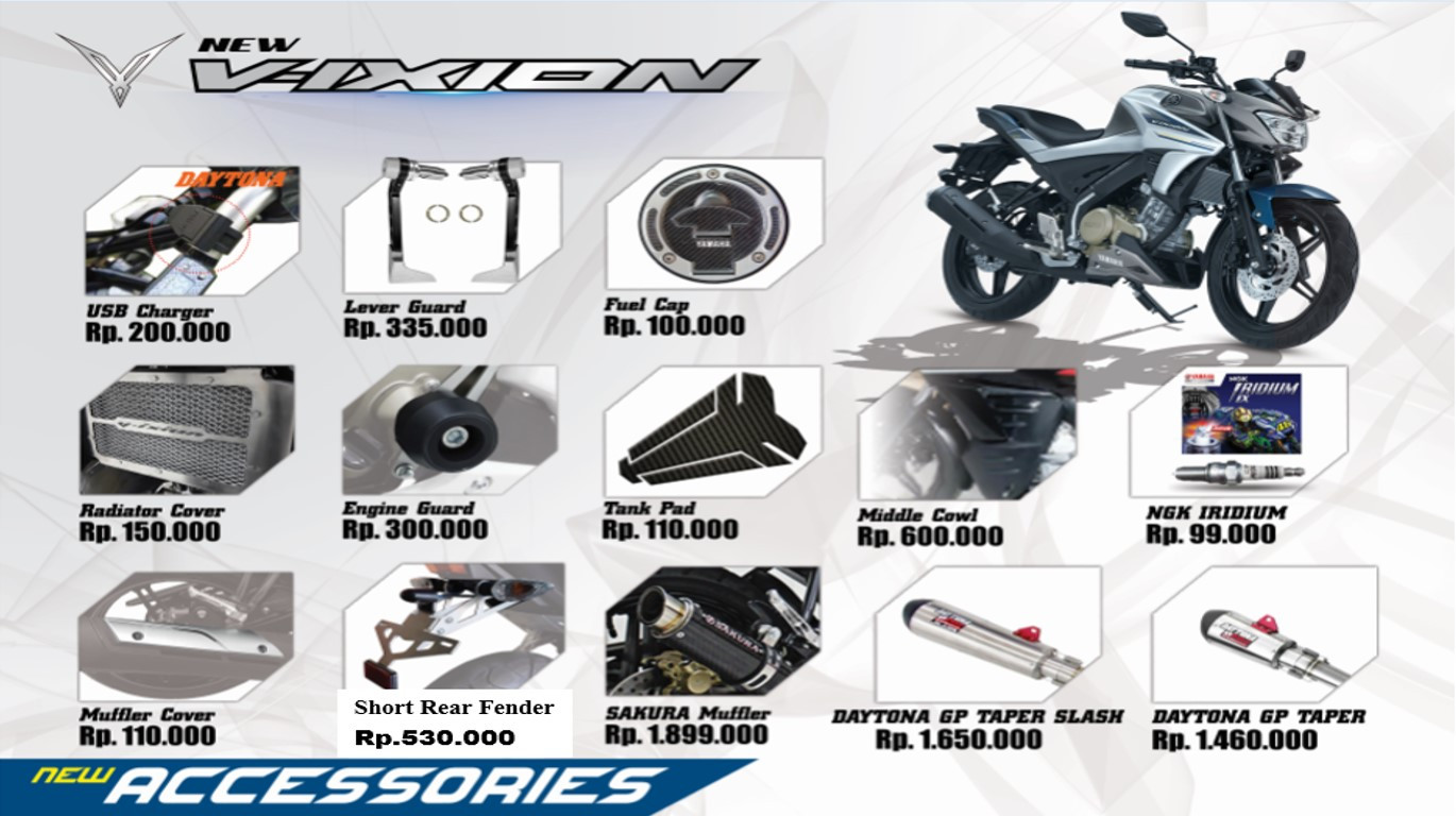 Modif Yamaha Vixion. Yamaha Luncurkan Asesoris All New Vixion