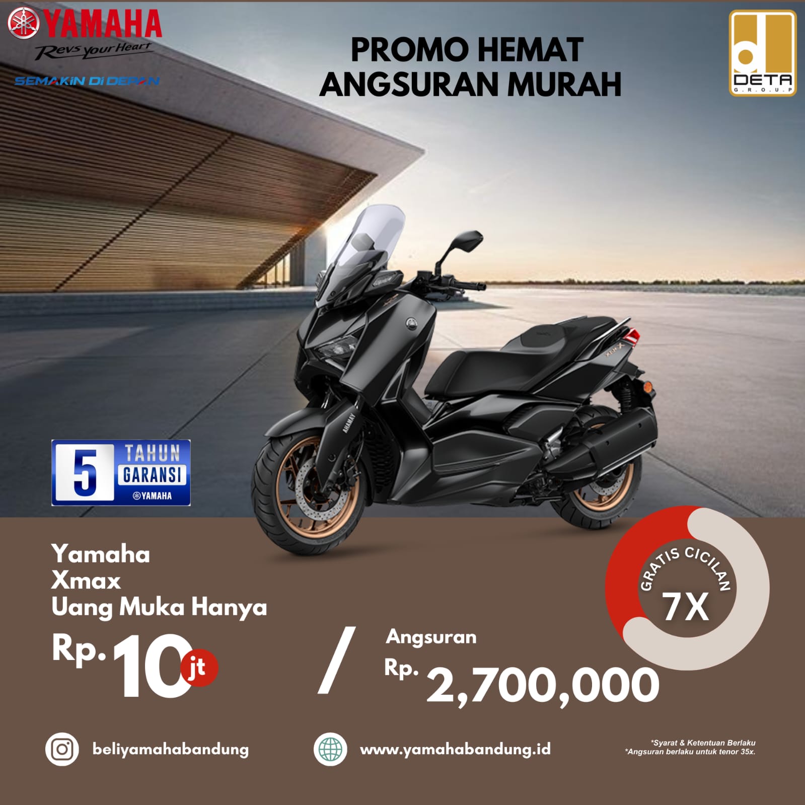 Yamaha Xmax Kredit. Yamaha XMAX